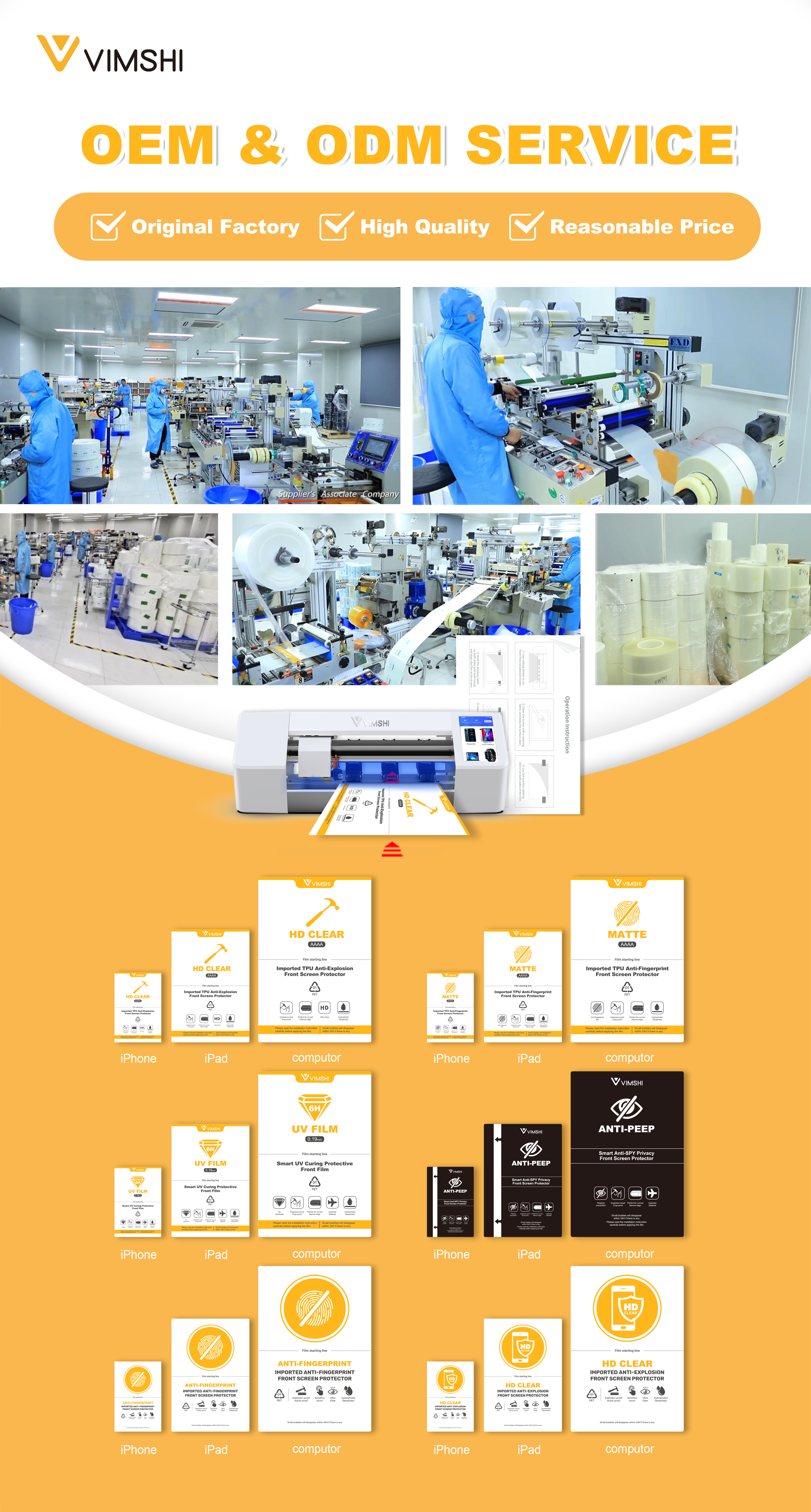 High quality hydrogel film